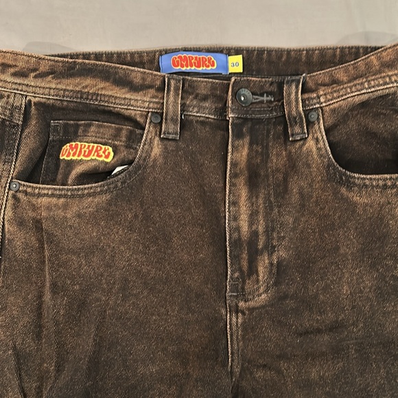 Loose fit brown washed Empyre jeans - Picture 2 of 3
